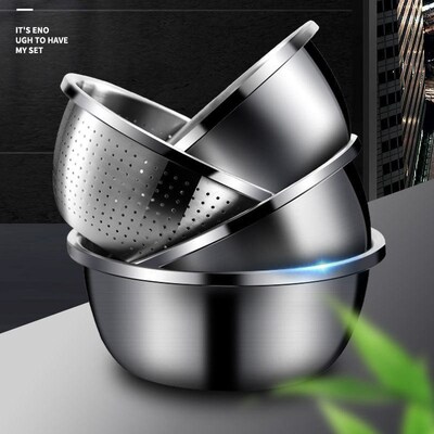 04 multi-specification stainless steel basin kitchen set ric