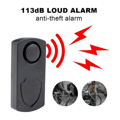 Simple Waterproof Motorcycle Alarm 113dB Remote Control Wire