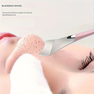Blackhead Removal Tool Facial Scraper Skin Scrubber Face Spa