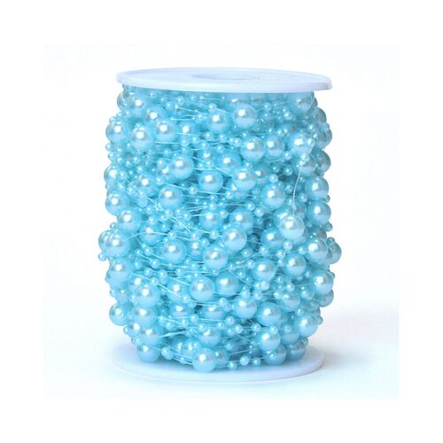 5 Meters Artificial Pearls Beads Chain Garland Flowers DIY W