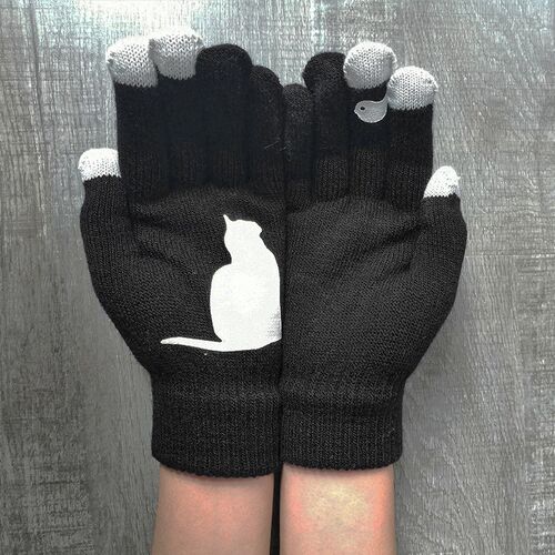 Outdoor Winter Warm Knitted Gloves for Women Europe US Color