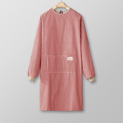 Long Sleeve Apron for Women Home Kitchen Workwear Japanese W