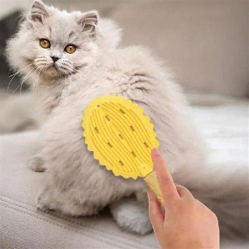 Pet Grooming Brush Cute Cat Hair Durian Shape Remover Comb