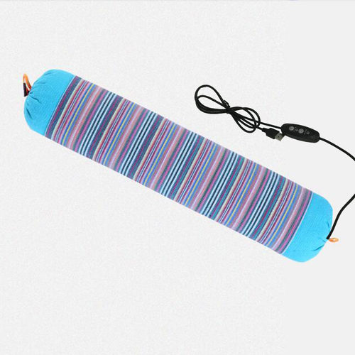 电加热敷决明子颈椎枕头 黄豆荞麦壳专用保护理疗修复糖果小长圆