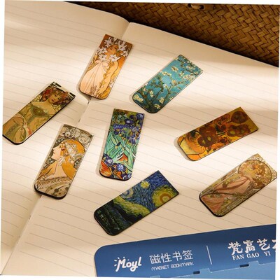 chinese souvenir gift magnetic bookmark set中国风磁性书签套