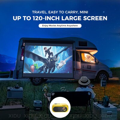Mini Projector Support 1080P Full HD Native 360P LED Project