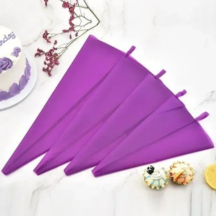 DIY Silicone Icing Piping Pastry Bags Reusable Cream Bag Cup