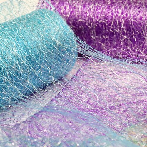 15cm 10Yards Organza Tulle Roll 6inch Spiderweb Mesh Tape DI