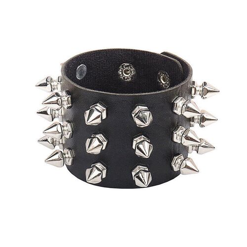 2022 Skull Star Heart Punk Gothic Rock Three Row Metal Stud