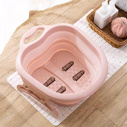 Folding foot soaking bucket household with cover 折叠泡脚桶