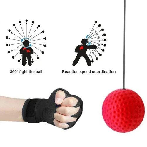 Punching Ball Boxing Reflex Ball with Head-mounted Fighting
