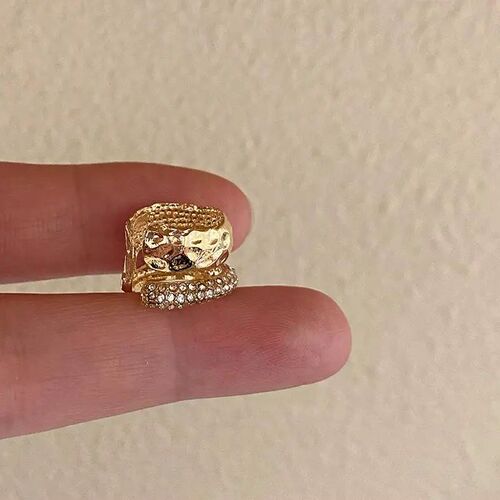 Fashion Zircon Double-layer Ear Cuff No Piercing Earring 202