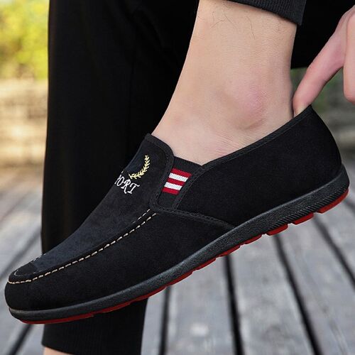 2023 Spring autumn Mens Casual Shoes Denim Flats Slip-On Dr