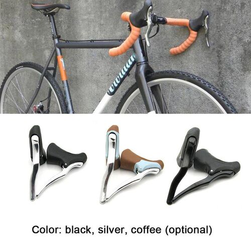 1 Pair Bicycle Brake Aluminum Alloy Road Bike Drop Bar Brake