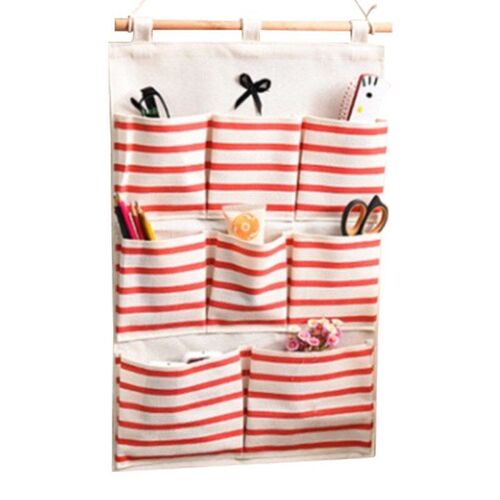 Hanging Storage Bag Organizer with Multi Pockets, Wall Mount