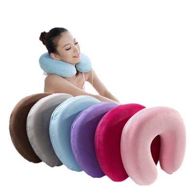 Memory foam type pillow neck pillow cervical vertebrae shape