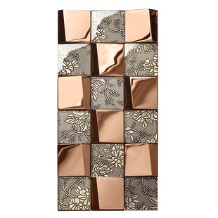 名玛汇3D立体欧式金属玻璃马赛克瓷砖玄关自粘背景墙艺术装饰墙贴