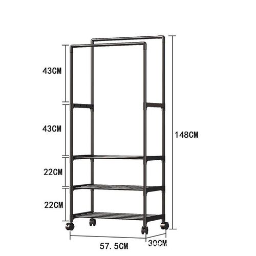 at Rack, Simple Clothes Drying Rack, Multifunctional Shoe An