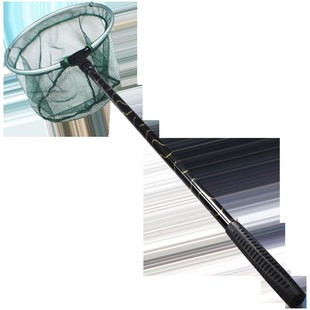 儿童铝合金小鱼捞抄网1.5米伸缩杆捞鱼网虾蝌蚪网兜折叠捕虫网