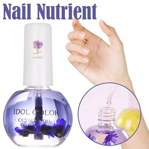 15ml Nail Cuticle Oil with Dried Flower Nourishment Oil Soft