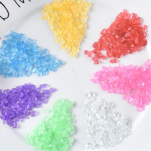 Beach Glass Beads DIY Crystal Epoxy Filler V Glue Insert Cry