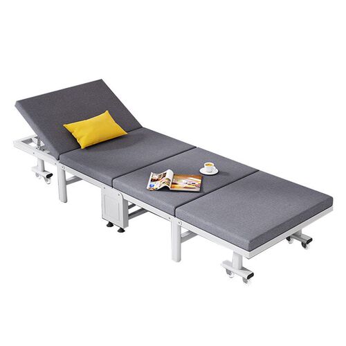 Four-fold Folding Bed Lunch Break Single Bed Office Portable
