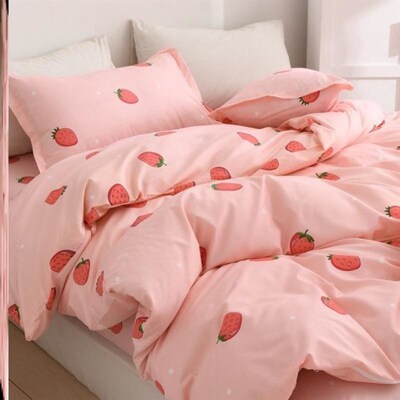 bedsheet set flat sheet student bed cover single床单四件套