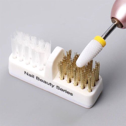1pcs Electric Nail Grinding Head Cleaning Brush Portable Man
