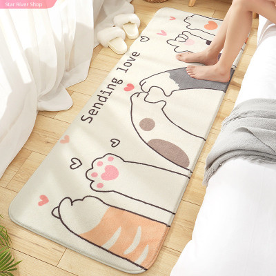 Long Floor Mat Bedside Rug Super Soft and Comfortable Lamb V