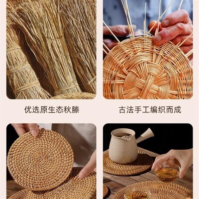 Placemat Pad Coasters Kitchen Table Mats rattan coaster