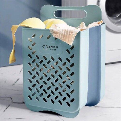 Folding Bathroom Laundry Basket Wall-mounted Dirty Clothes