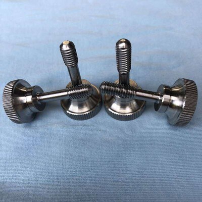 Stainless steel high-end knurled hand screw slingshot screw