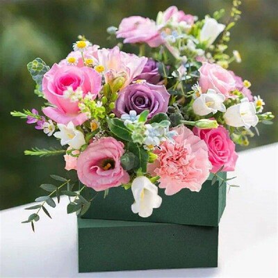 2/4/6pcs Rectangle Floral Foam Bs Green Foam Floral