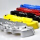 Car 2Pcs Brake disc cover Size Caliper ABS