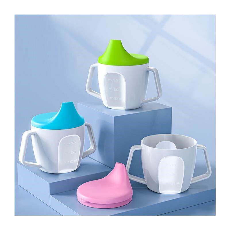 Baby Feeding Bottle Kids Cup Silicone Sippy Children Leakpro