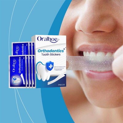 ORALHOE Tooth Strips Stain Removal Teeth Freshening Care Por