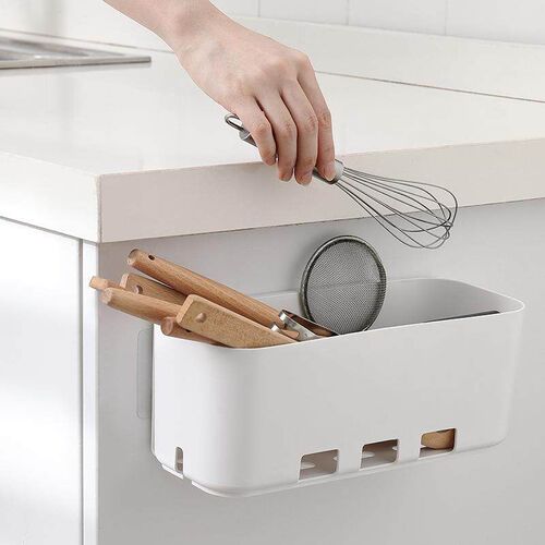 Drawer-style cabinet storage rack, multi-functional, no-dril