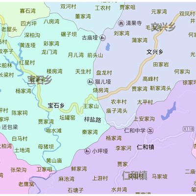 梓潼县地图1.15m绵阳市折叠家用高清办公室书房新款现代墙贴