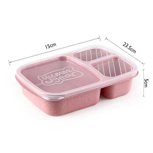 Portable Lunch Box Eco-friendily Wheat Straw Boxes Picnic St