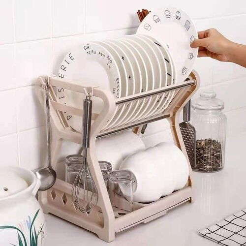 Kitchen Shelf Black Sink Bowl Rack Tableware Rack Chopstick