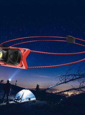 Portable Head Lamp Flashlight Intelligent Waving Sensor