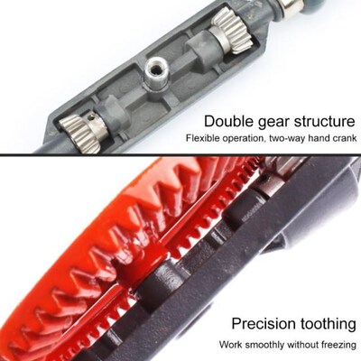 1/4 inch Portable Hand Crank Manual Drill 适用于 Wood Plasti