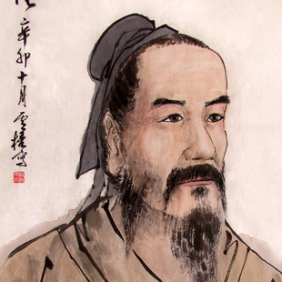 十大名医画像挂图挂画药王孙思邈医圣张仲景华佗扁鹊李时珍卷轴画