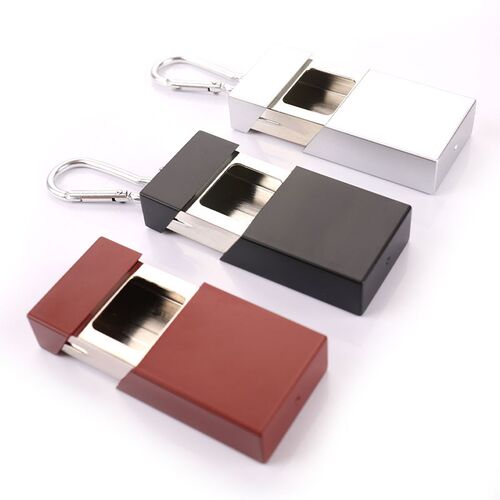 1pcs Fashion Portable Ashtray With lid Keychain Pocket Ashtr
