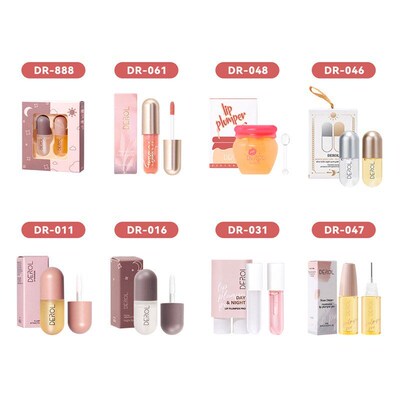 DEROL lip plumper gloss liquid Ginger mint Full Moisturizing