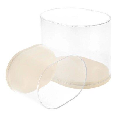 2 Pcs Display Case Figure Box Clear Organizer Bins with
