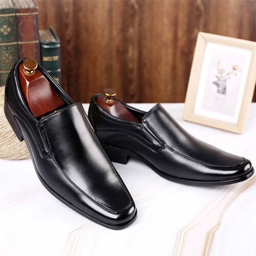 Mens Leather Vintage Dress Shoes  Fashion Style Mens