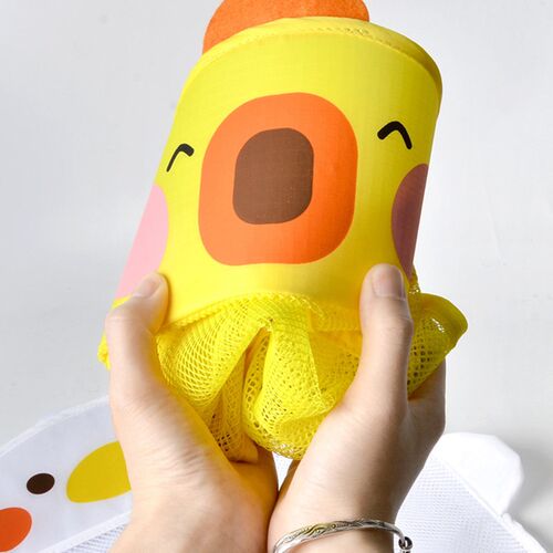 Baby Bath Toys Cute Duck Mesh Net Toy Storage Bag Strong Wit