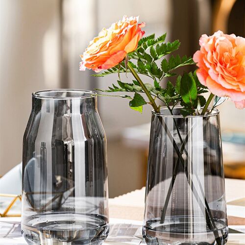 Flower Vase Decoration Home Plastic Vase White Imitation Cer