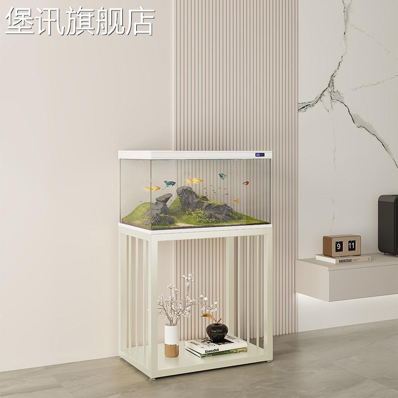 堡讯适用鱼缸架客厅承重鱼缸底座小米鱼缸增高架子水族箱底柜定制图片